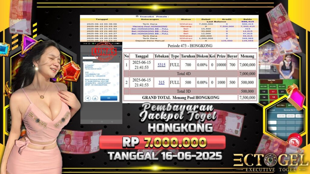 BUKTI JACKPOT TOGEL HONGKONG TERPERCAYA DI INDONESIA TGL 16-06-2025