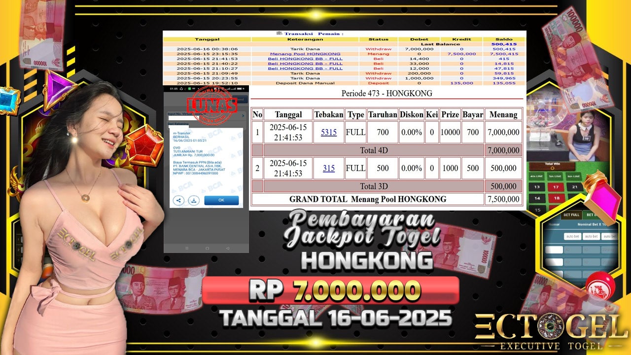 BUKTI JACKPOT TOGEL HONGKONG TERPERCAYA DI INDONESIA TGL 16-06-2025